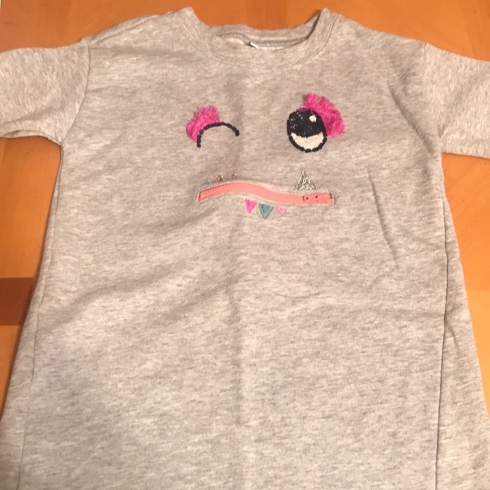Gymboree sweatshirt dress size 7, gently used